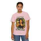 Vintage 'A Toast to All the Free Thinkers' Graphic T-Shirt