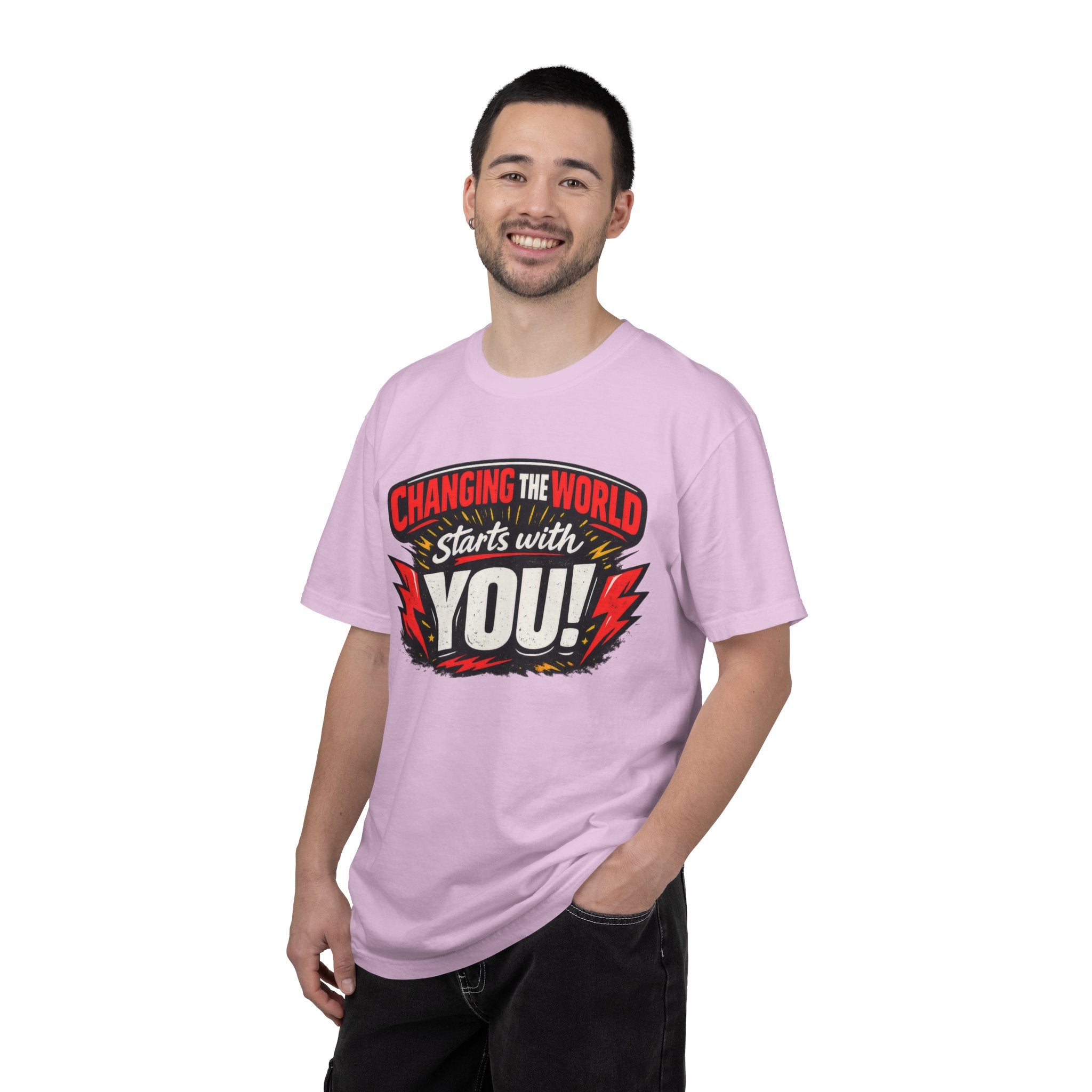 "Changing the World Starts with You" Motivational T-shirt