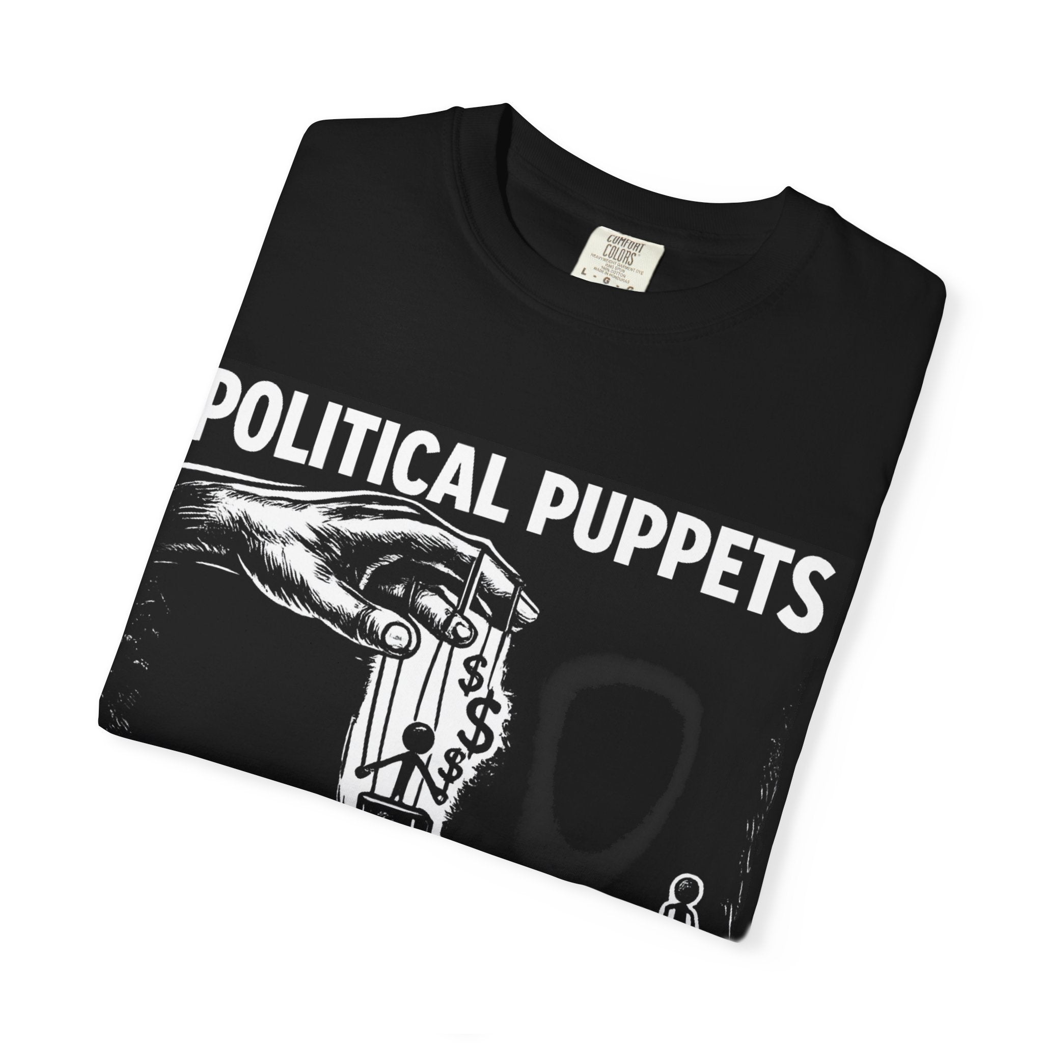 Political Puppets T-Shirt — Anti-Establishment Graphic Tee