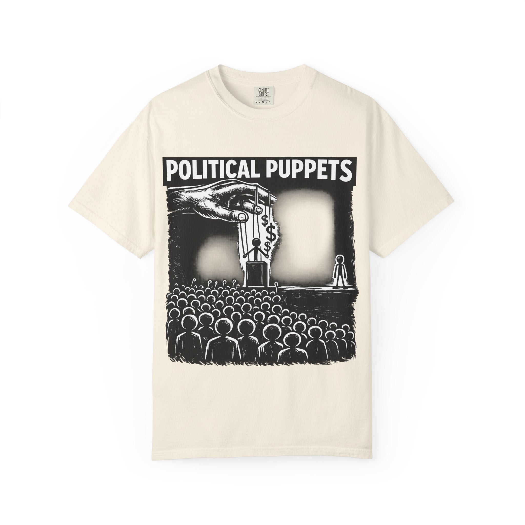 Political Puppets T-Shirt — Anti-Establishment Graphic Tee