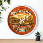Wall Clock — "Homesick for a Place That Doesn't Exist Anymore" Vintage Nostalgia Clock