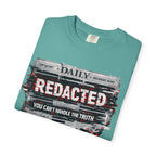 Redacted News Graphic T-Shirt — "REDACTED: You Can't Handle the Truth"