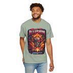 Break the Illusion Graphic T-Shirt — Psychedelic Occult Skull Tee