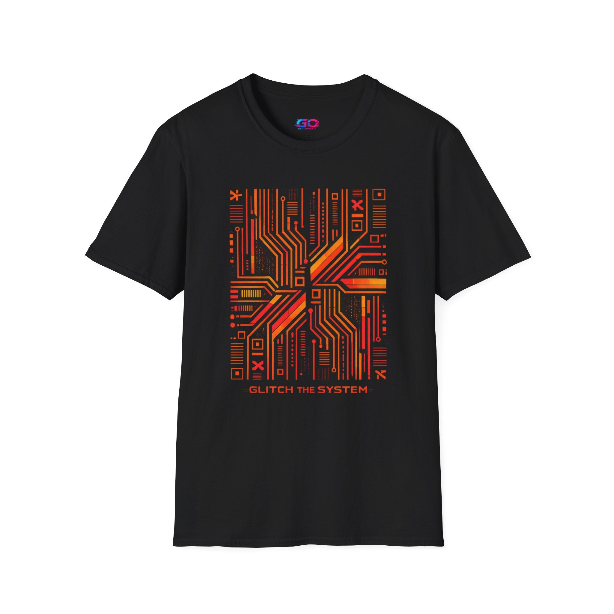 Glitch The System V2 Graphic T-Shirt