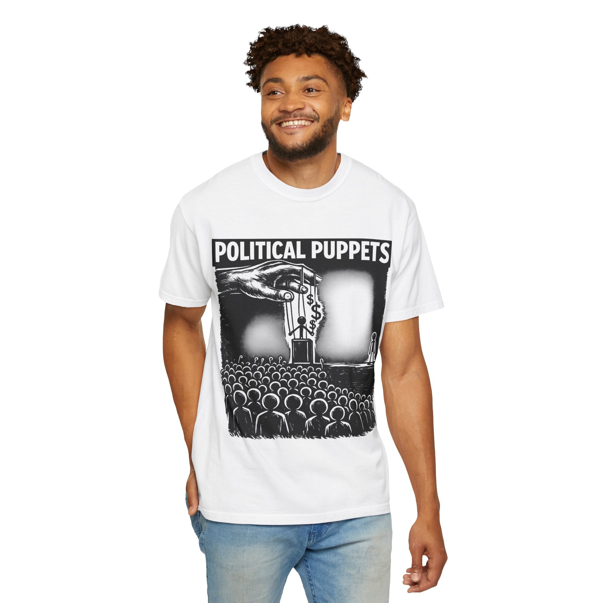 Political Puppets T-Shirt — Anti-Establishment Graphic Tee