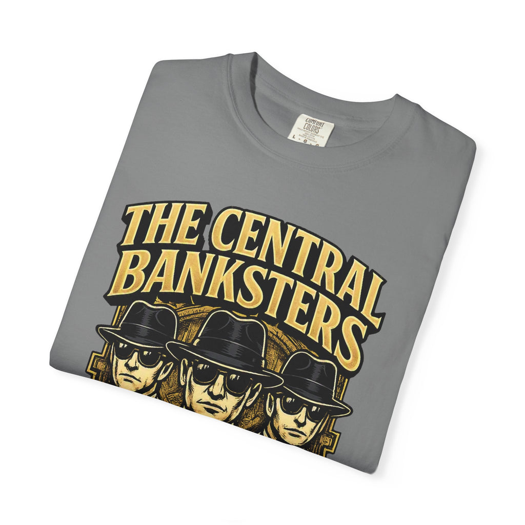 The Central Banksters Graphic T-Shirt — Retro Mobster Vintage Design
