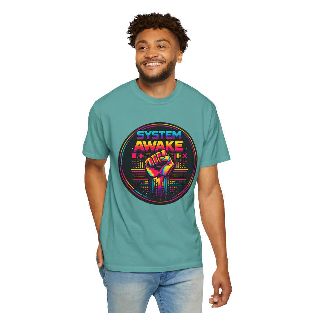 System Awake Retro Fist T-Shirt