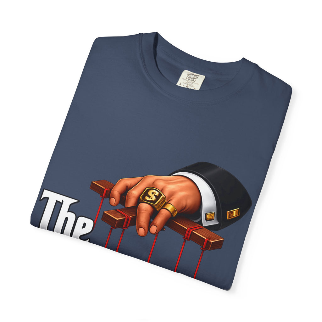 The Politicians T-Shirt — Puppet Master Hand & Money Political Satire Tee