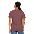 Glitchy Graphic T-Shirt — Retro Glitch Text Tee (Front "GO", Back "Glitchy")