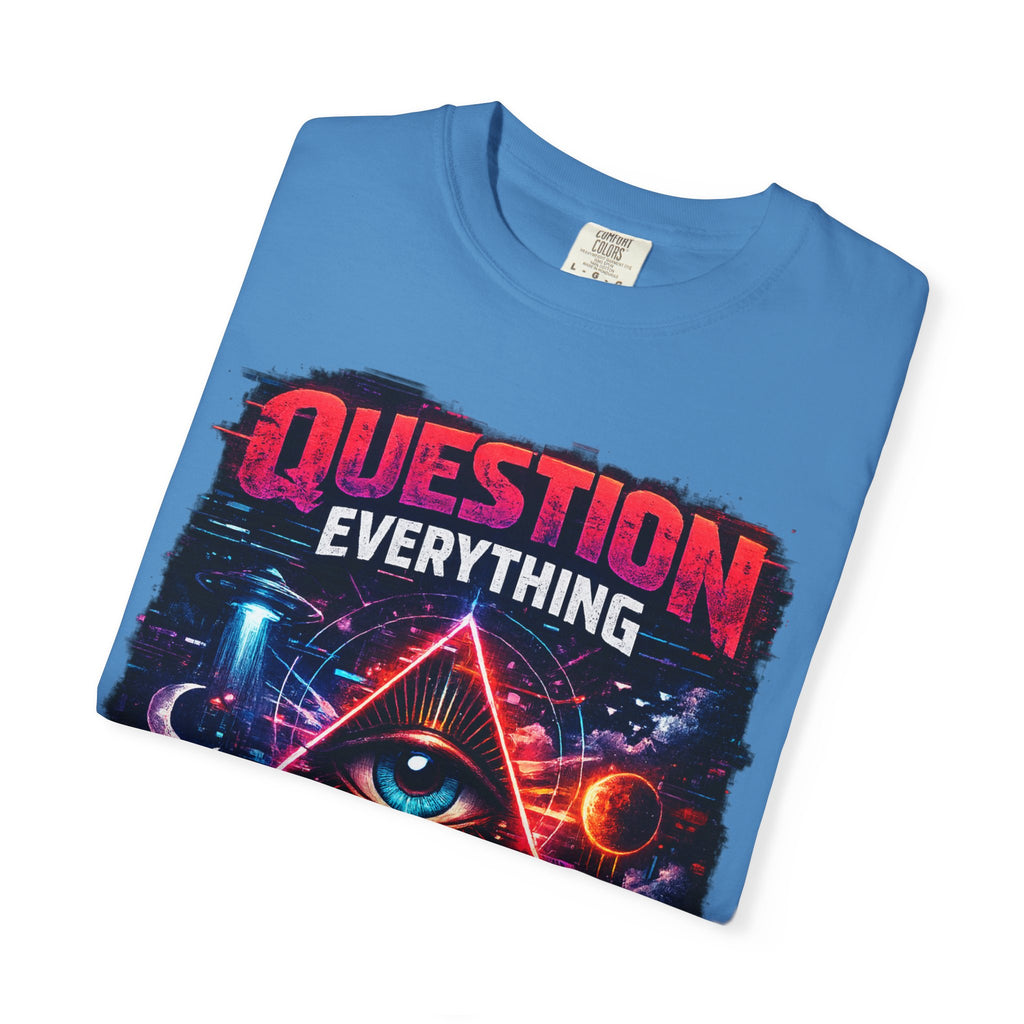 Question Everything T-Shirt — Mystical All-Seeing Eye Graphic Tee
