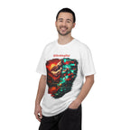 Graphic T-Shirt — "Glitching Out" Mountain Sunset Pixel Art