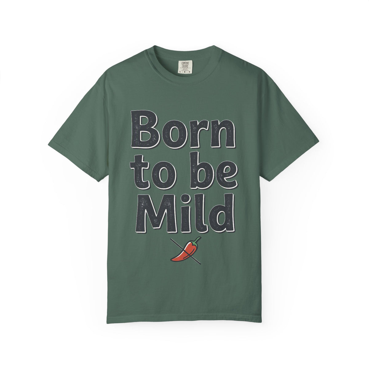 T-Shirt — "Born to be Mild" Funny Chili Pepper Graphic Tee