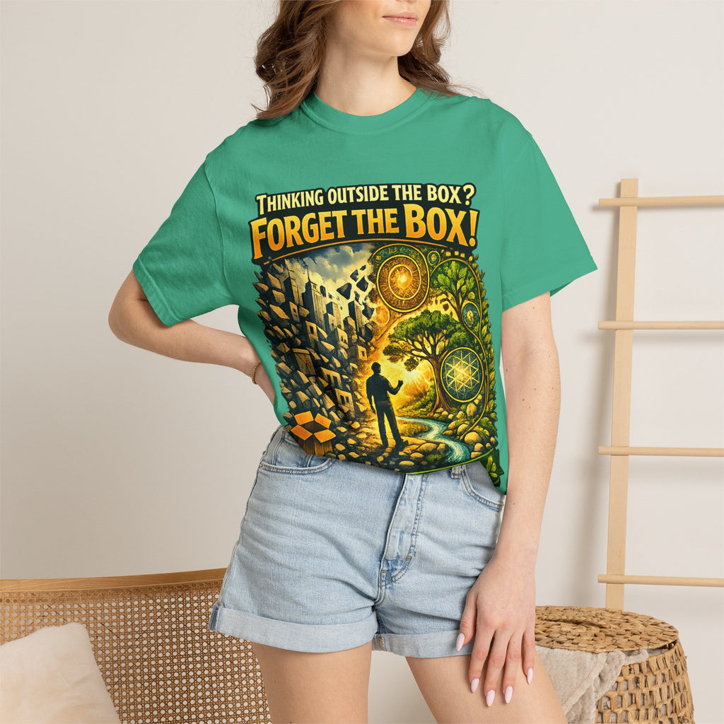 Thinking Outside the Box? Forget the Box! T-Shirt — Reconnect with Nature Graphic Tee