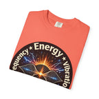 Energy & Vibration T-Shirt — "Frequency is Life" Spiritual Graphic Tee