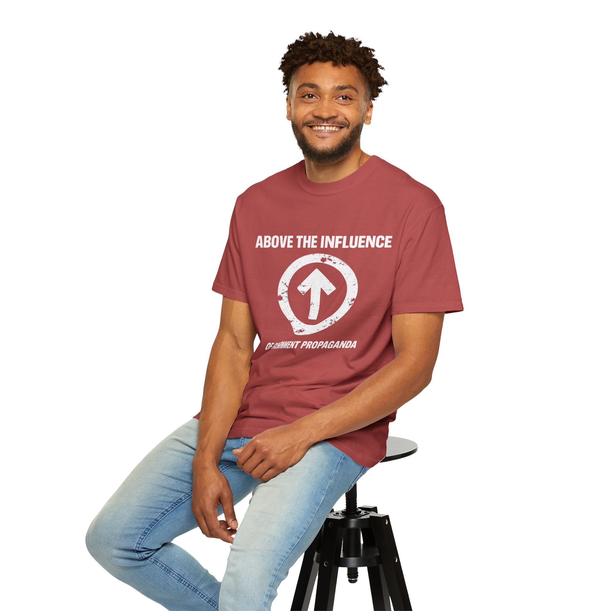 Above The Influence T-Shirt — Anti-Propaganda Graphic Tee