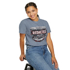 Redacted News Graphic T-Shirt — "REDACTED: You Can't Handle the Truth"