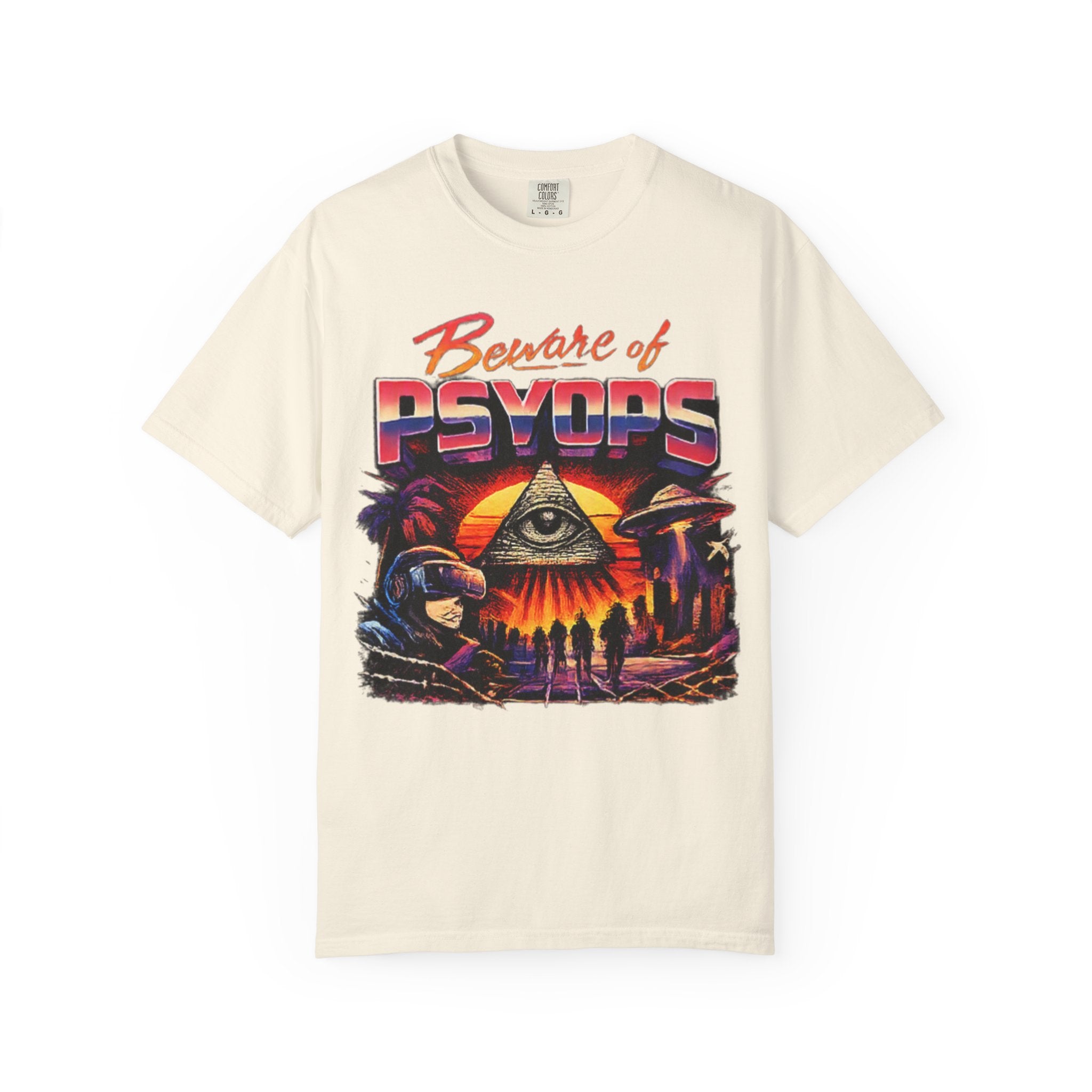 Beware of Psyops — Vintage Graphic T-Shirt