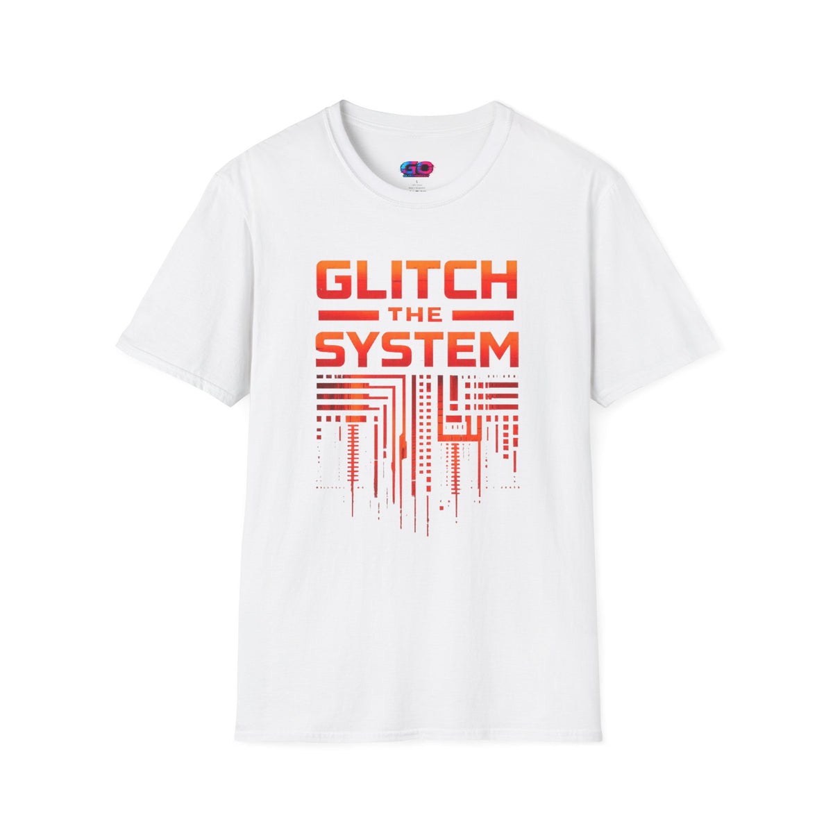 Glitch the System V4 T-Shirt — Retro Circuit Tech Graphic Tee