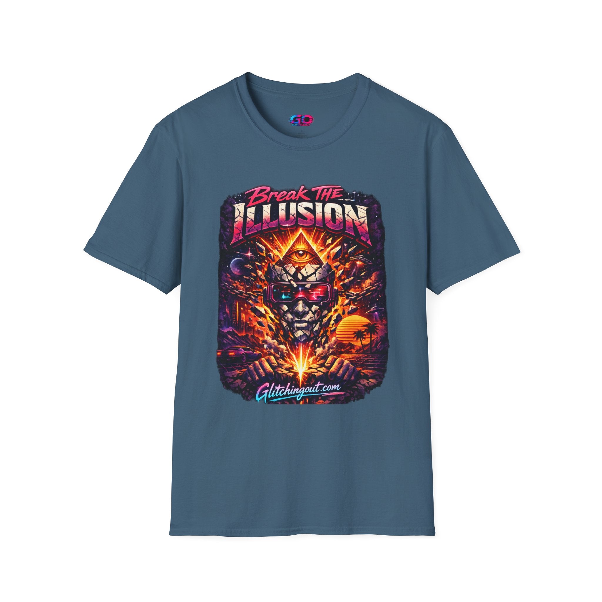 Break the Illusion Graphic T-Shirt — Psychedelic Tee