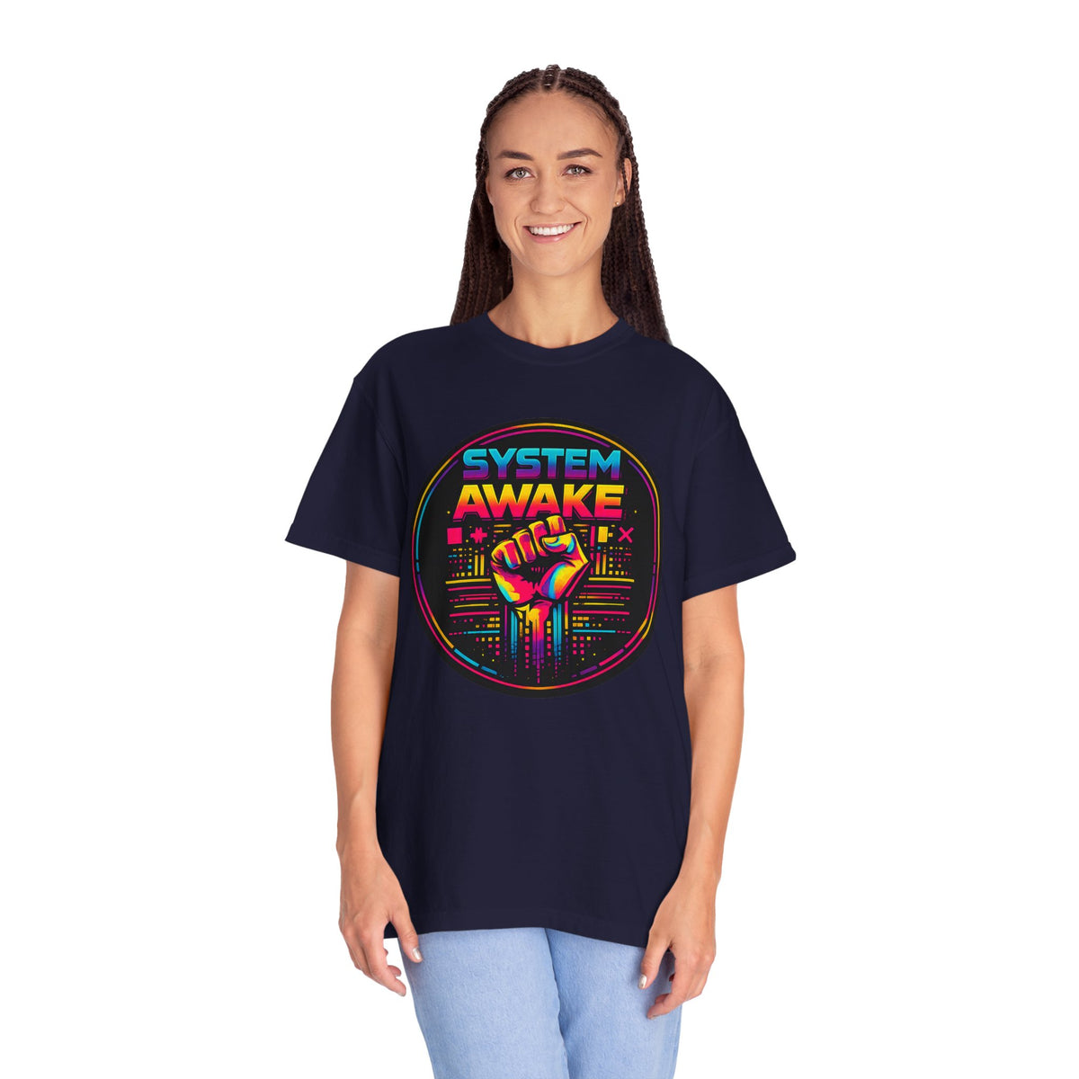 System Awake Retro Fist T-Shirt