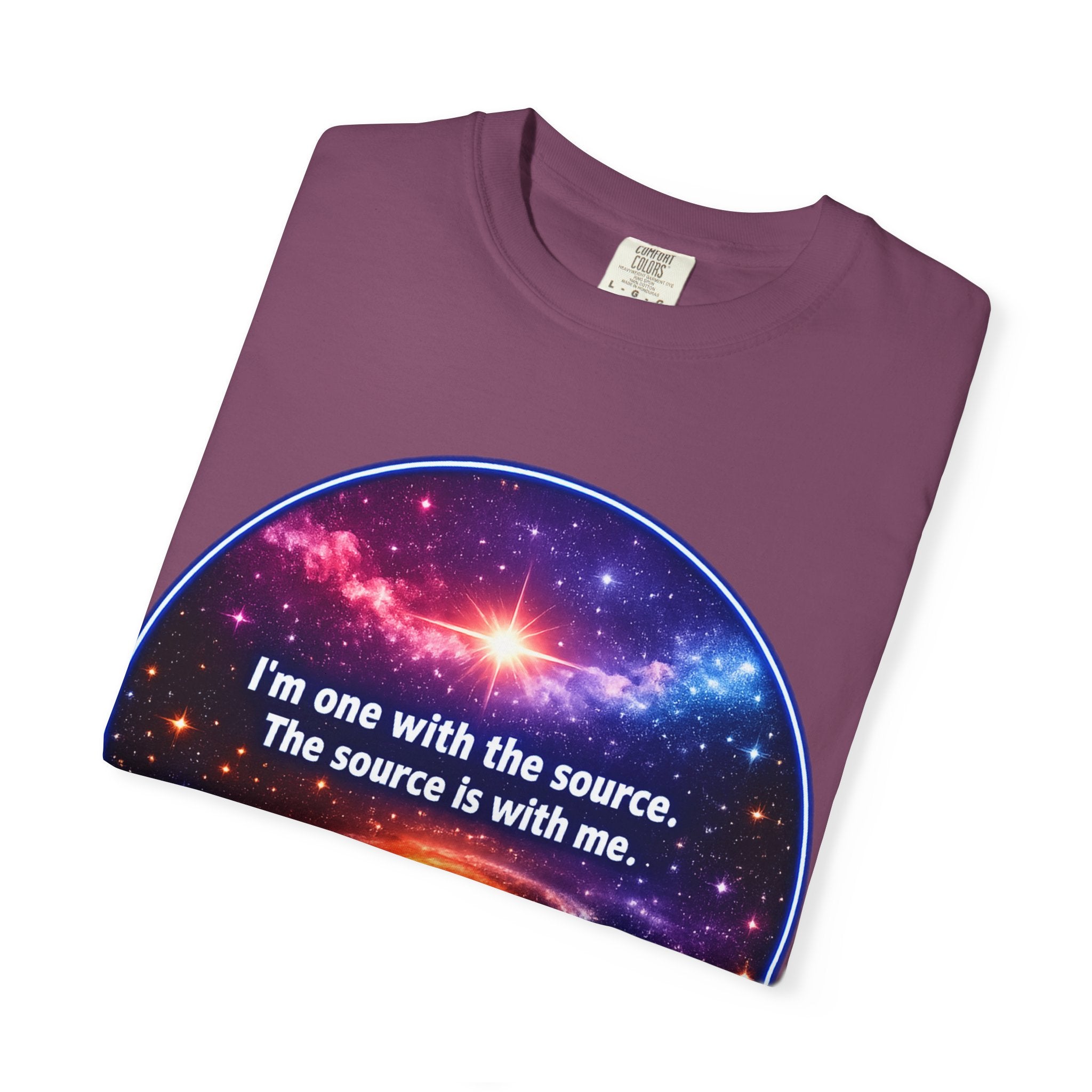 Source T-Shirt — "I'm One With the Source" Tech Graphic Tee
