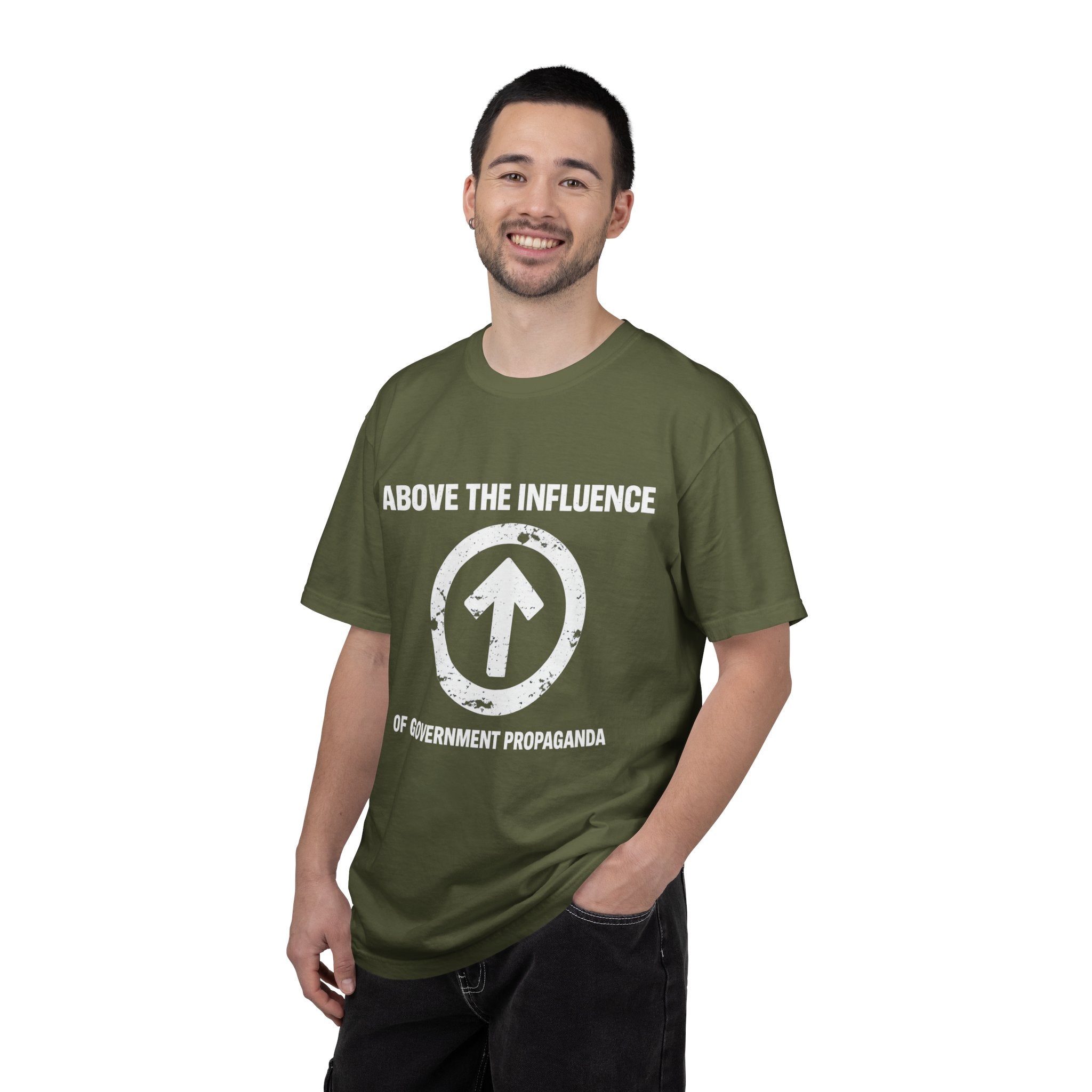 Above The Influence T-Shirt — Anti-Propaganda Graphic Tee