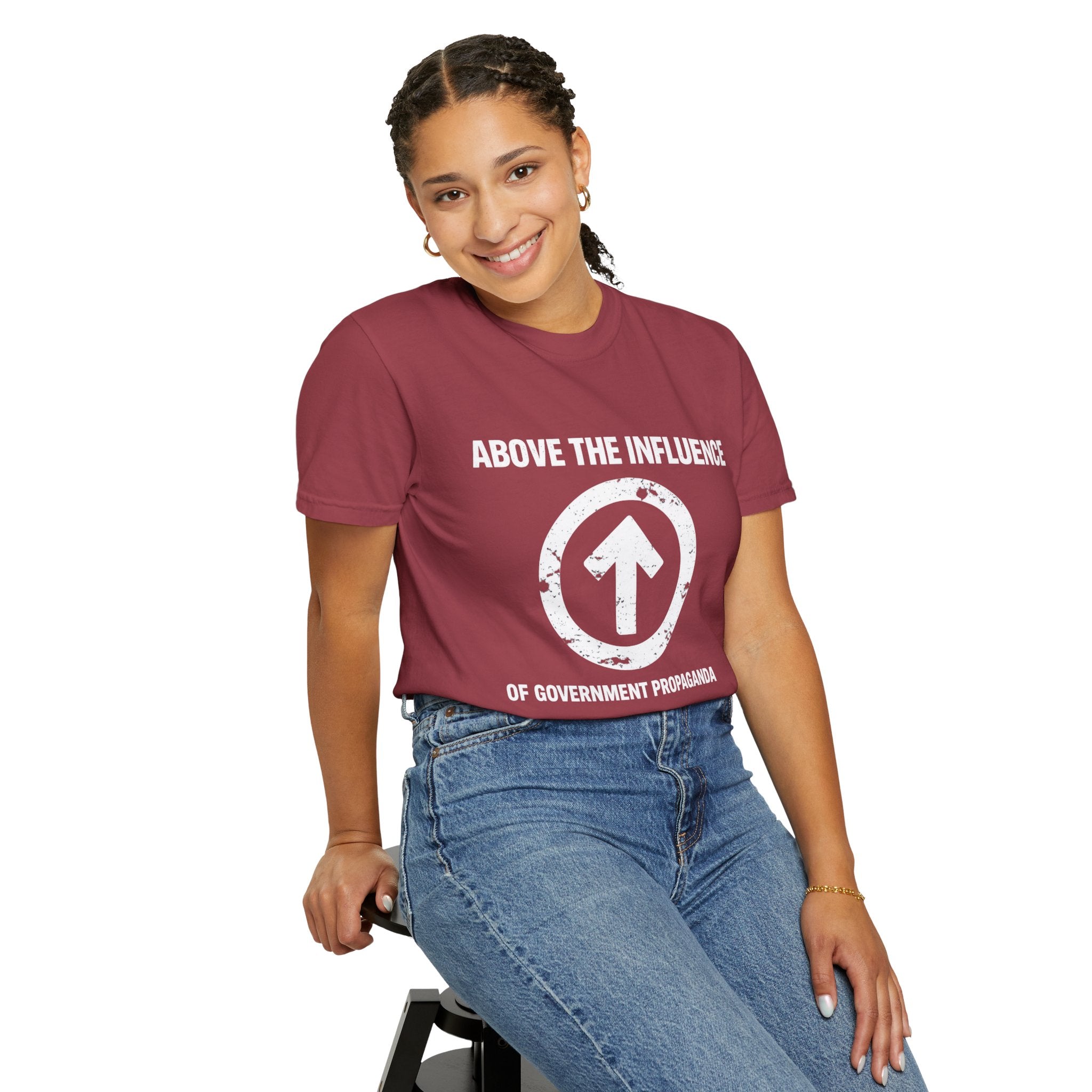 Above The Influence T-Shirt — Anti-Propaganda Graphic Tee