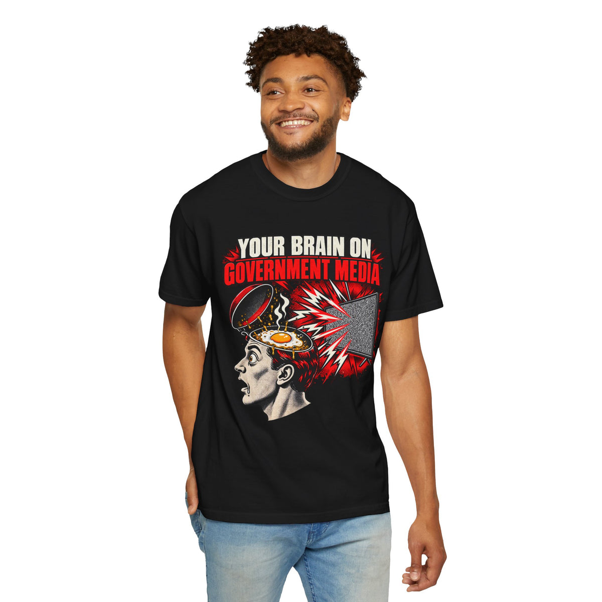 Your Brain on Government Media Graphic T-Shirt