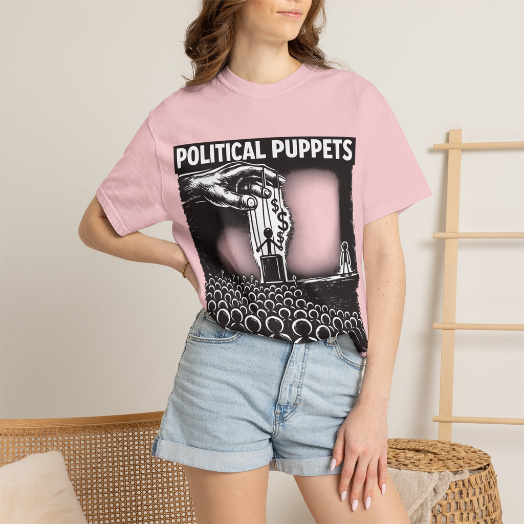 Political Puppets T-Shirt — Anti-Establishment Graphic Tee