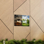 Matte Poster — "Problem vs Solution: Me vs We" Environmental Awareness Print