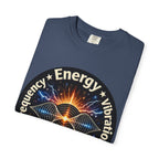 Energy & Vibration T-Shirt — "Frequency is Life" Spiritual Graphic Tee