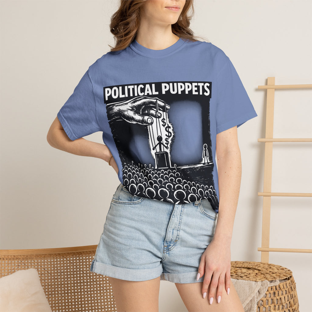Political Puppets T-Shirt — Anti-Establishment Graphic Tee