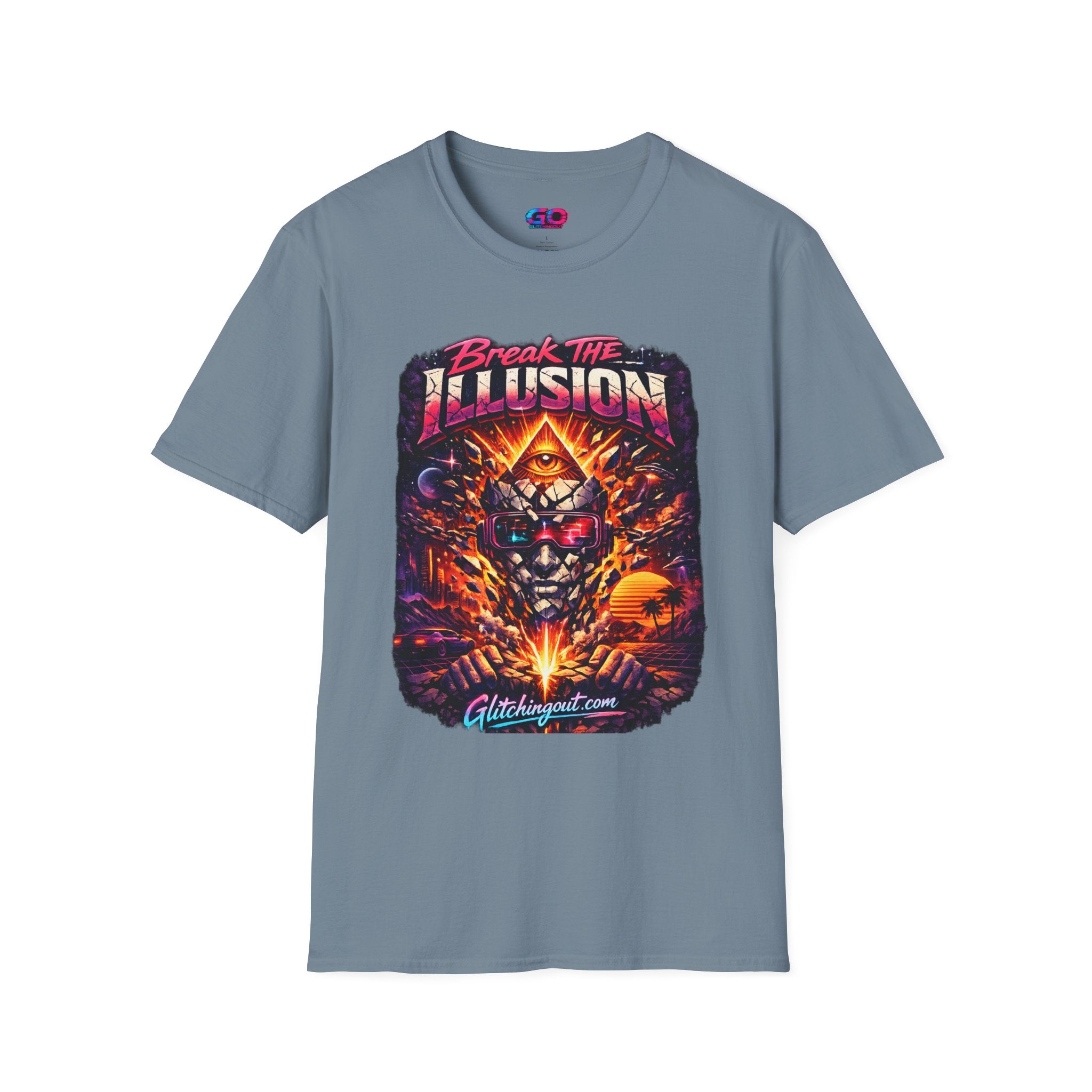 Break the Illusion Graphic T-Shirt — Psychedelic Tee