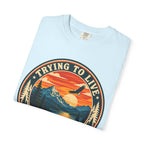 Trying to Live Free in Peace Vintage Mountain T-Shirt
