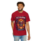 Break the Illusion Graphic T-Shirt — Psychedelic Occult Skull Tee