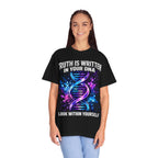 DNA Graphic T-Shirt — "Truth Is Written In Your DNA" Inspirational Science Tee