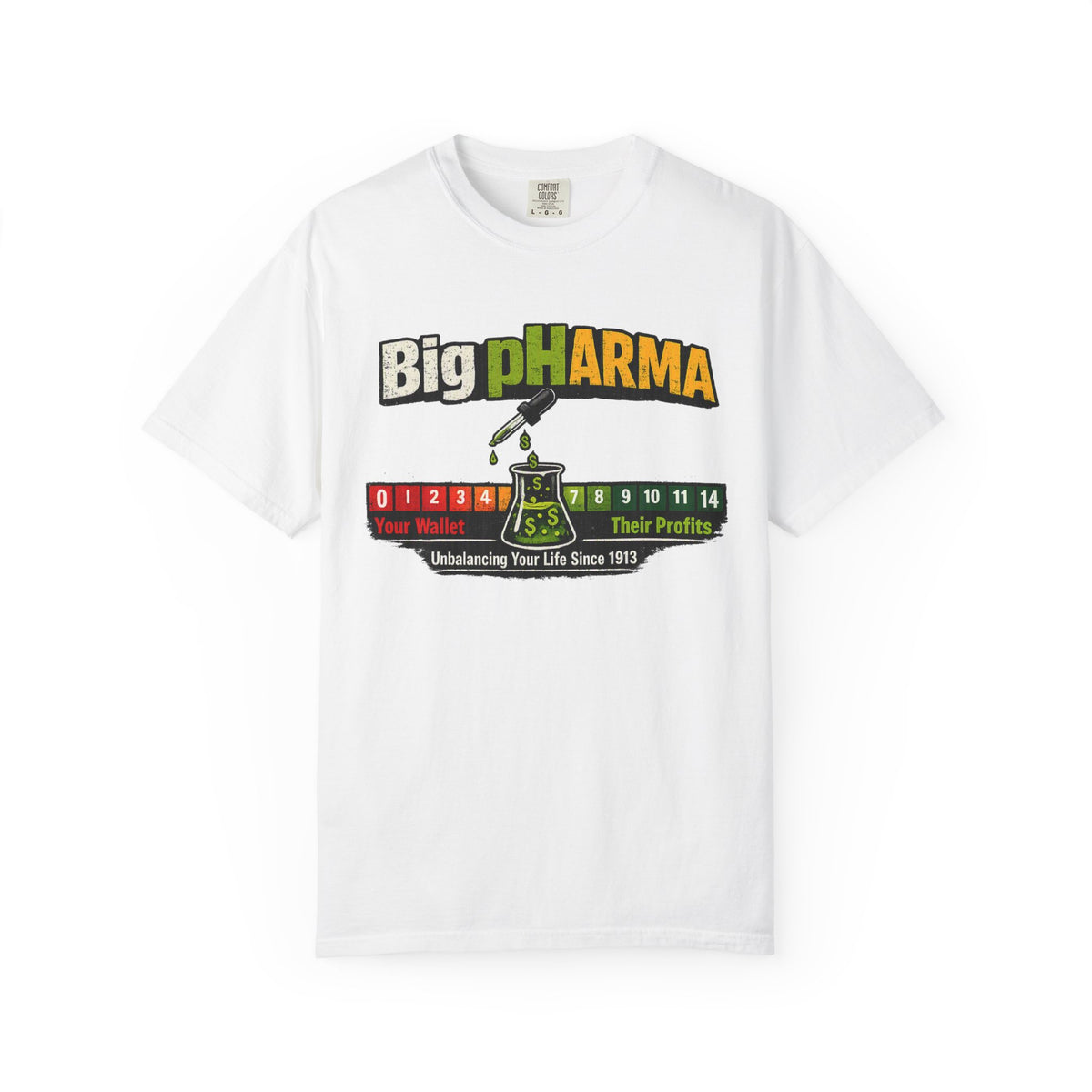 T-Shirt — "Big pHARMA: The Reaction They Don't Want You to See" Graphic Tee