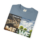 Me vs We Environmental Awareness T-Shirt — Problem vs Solution Graphic Tee