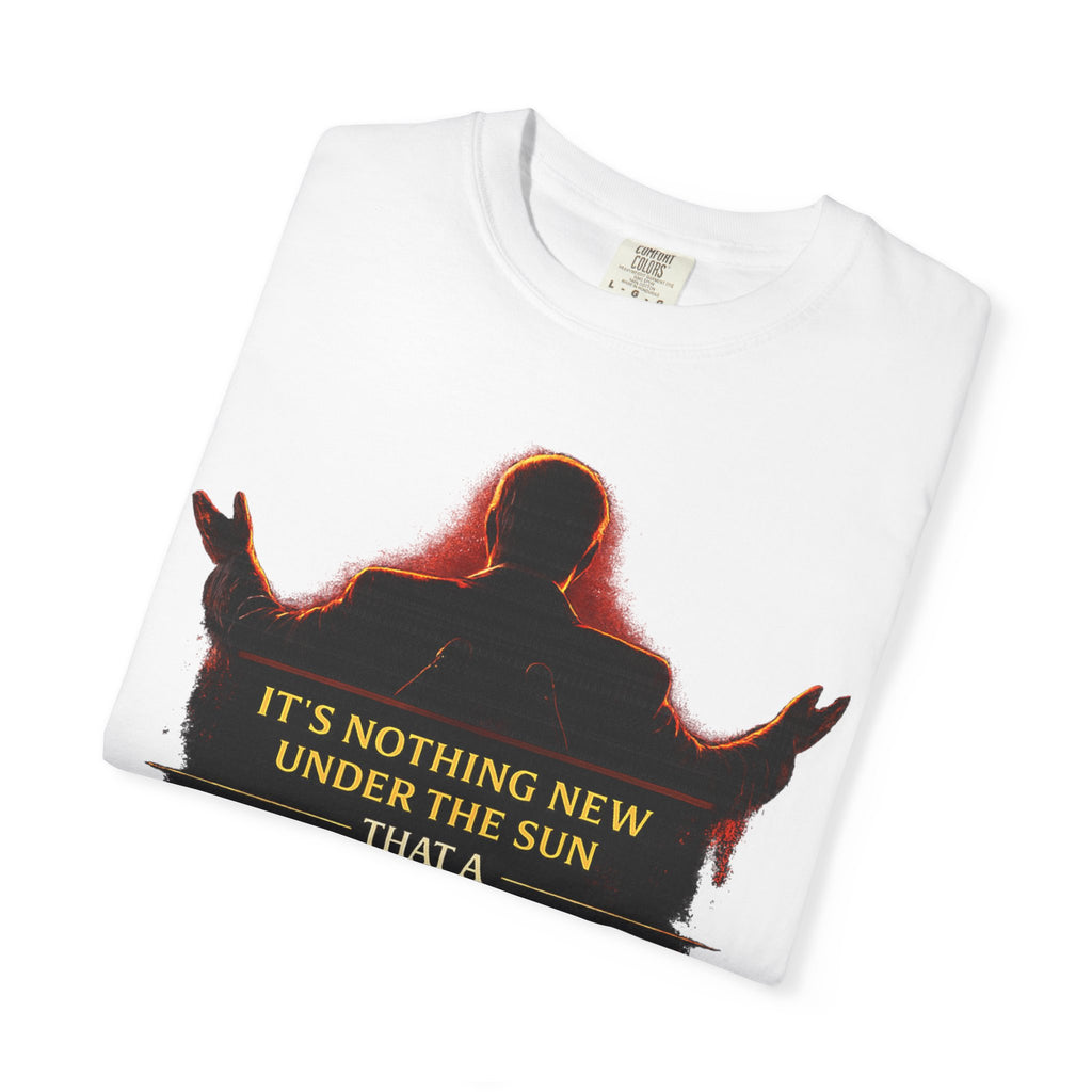 Political Quote T-Shirt — "A Politician's Promises Are the Total Opposite" Graphic Tee