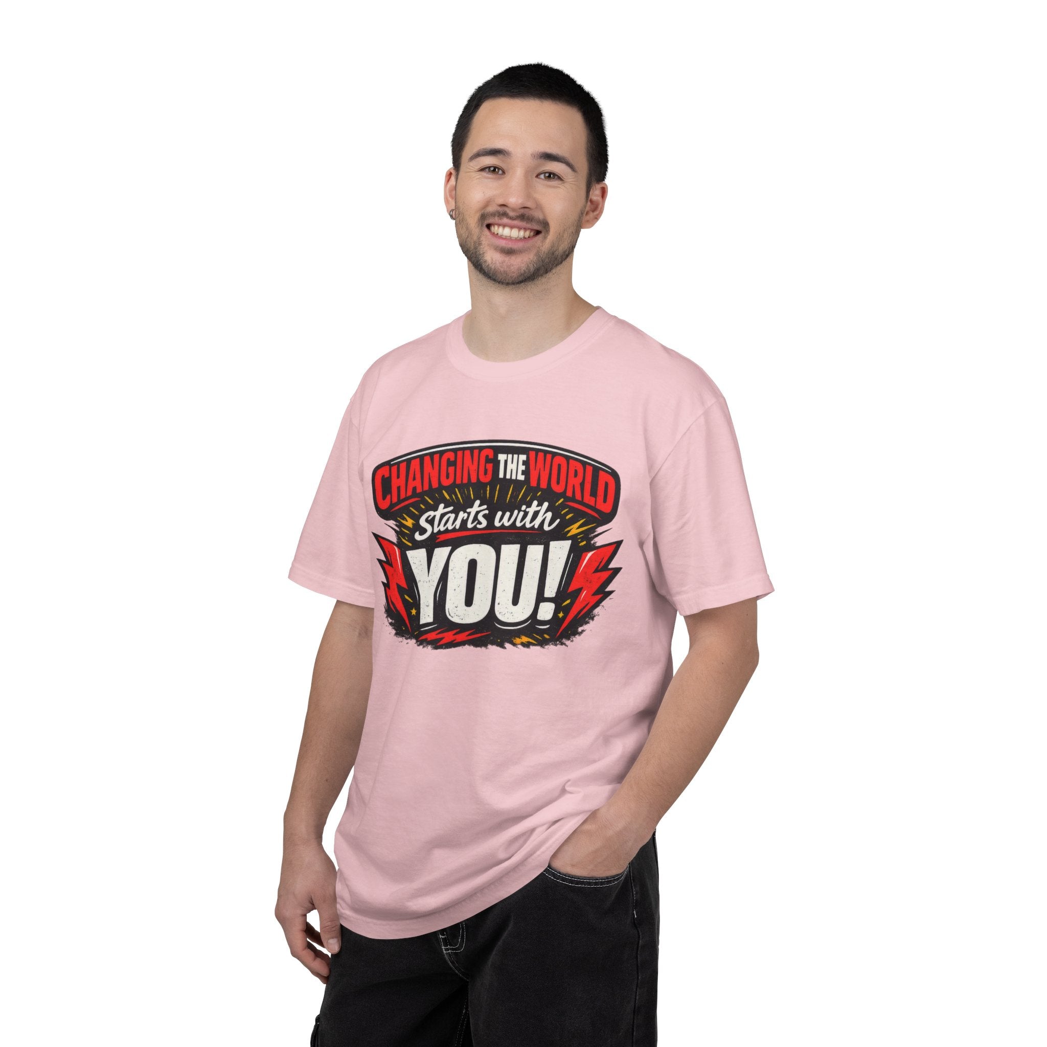 "Changing the World Starts with You" Motivational T-shirt