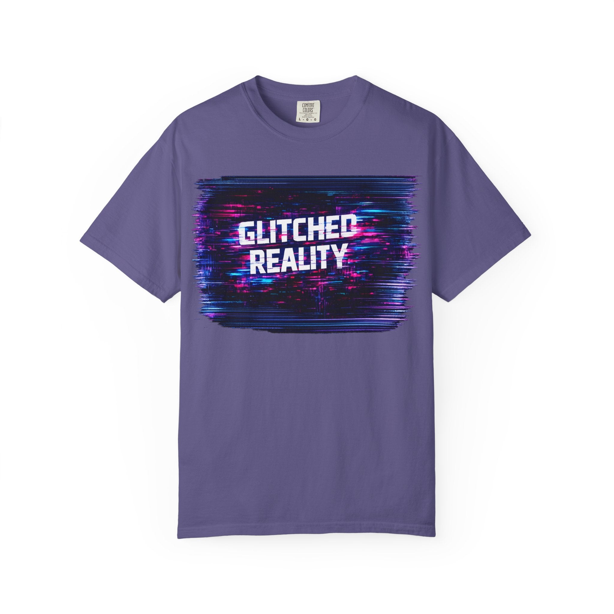 Glitched Reality V2 T‑Shirt — Retro Cyberpunk Digital Distortion Tee