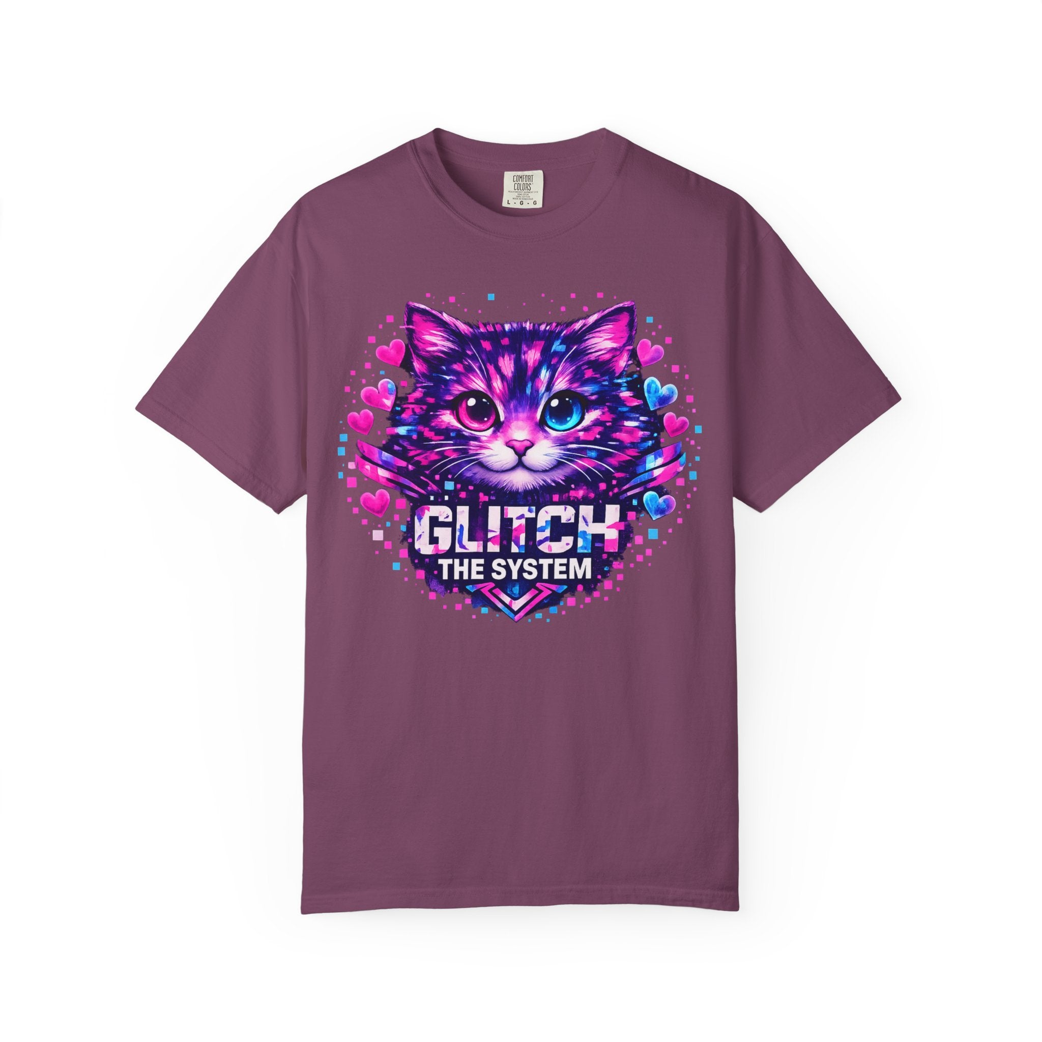 Glitch the System Cat T-Shirt