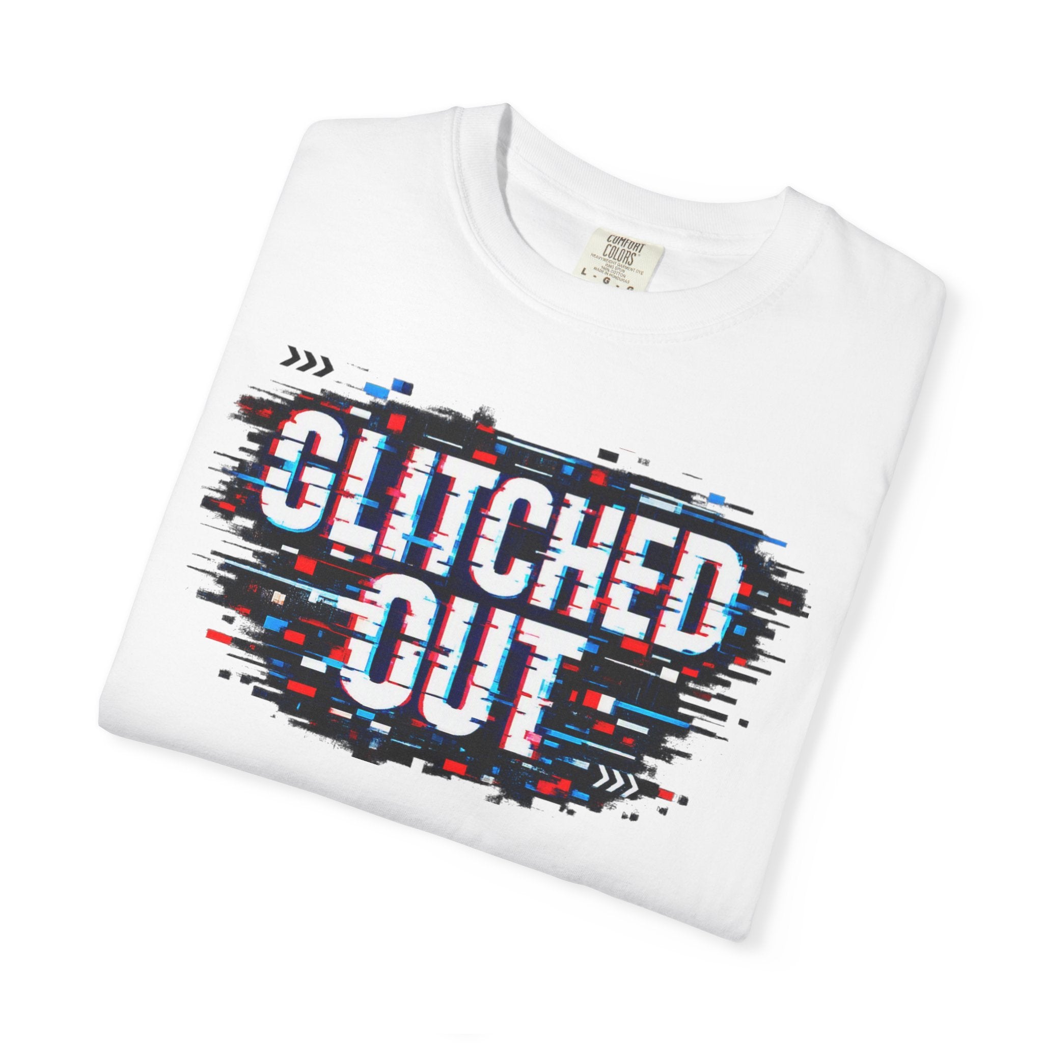 Glitched Out T-Shirt — Retro Glitch Graphic Tee
