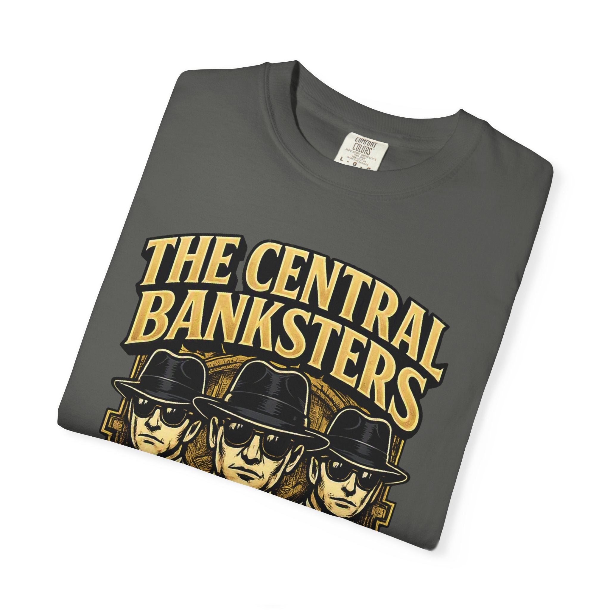 The Central Banksters Graphic T-Shirt — Retro Mobster Vintage Design