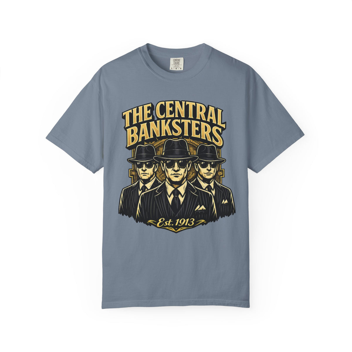 The Central Banksters Graphic T-Shirt — Retro Mobster Vintage Design