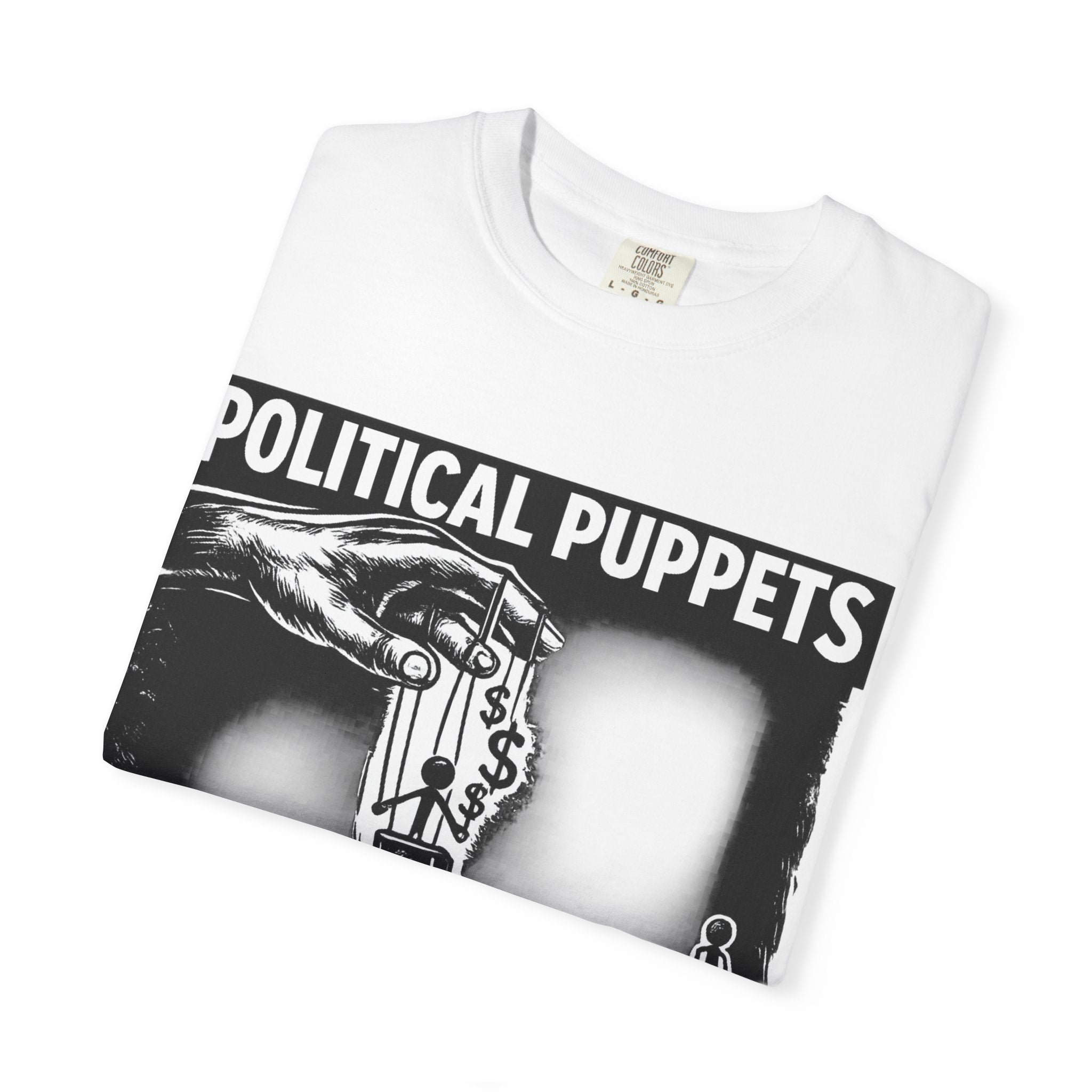 Political Puppets T-Shirt — Anti-Establishment Graphic Tee