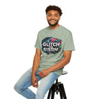 Glitch The System V3 Graphic Tee — Retro Cyberpunk Distressed Design