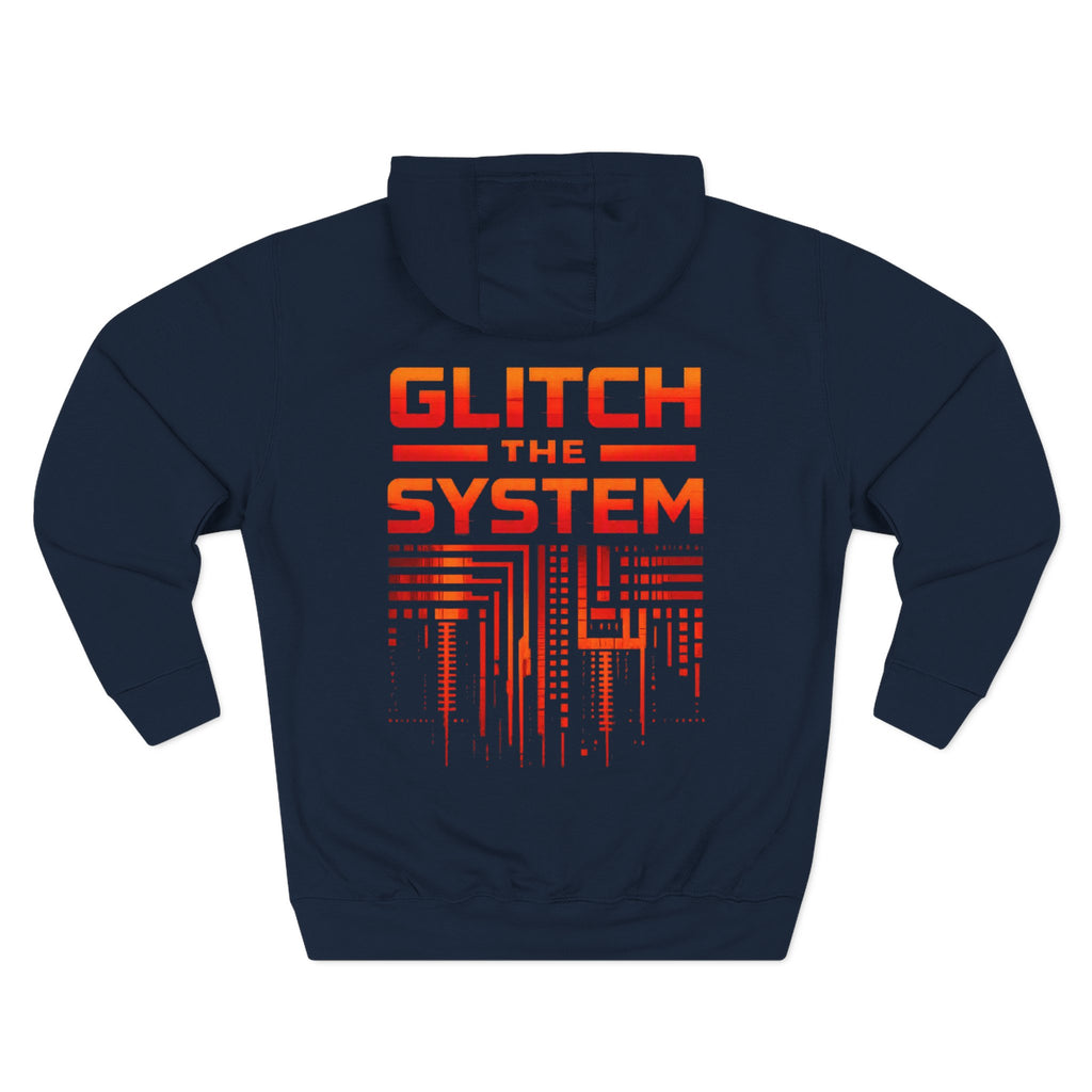 Glitch the System Hoodie V2 — 'Glitching Out' Circuit Graphic