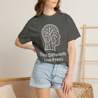 Think Differently Live Freely T-Shirt — Inspirational Mindset Graphic Tee