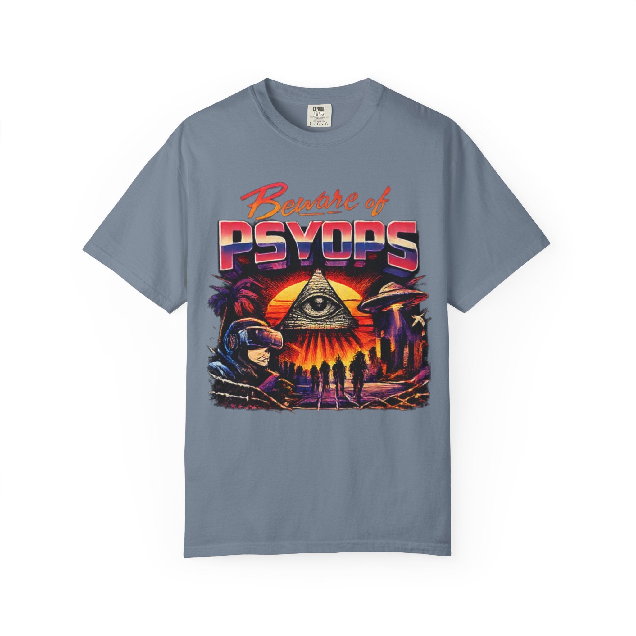 Beware of Psyops — Vintage Graphic T-Shirt